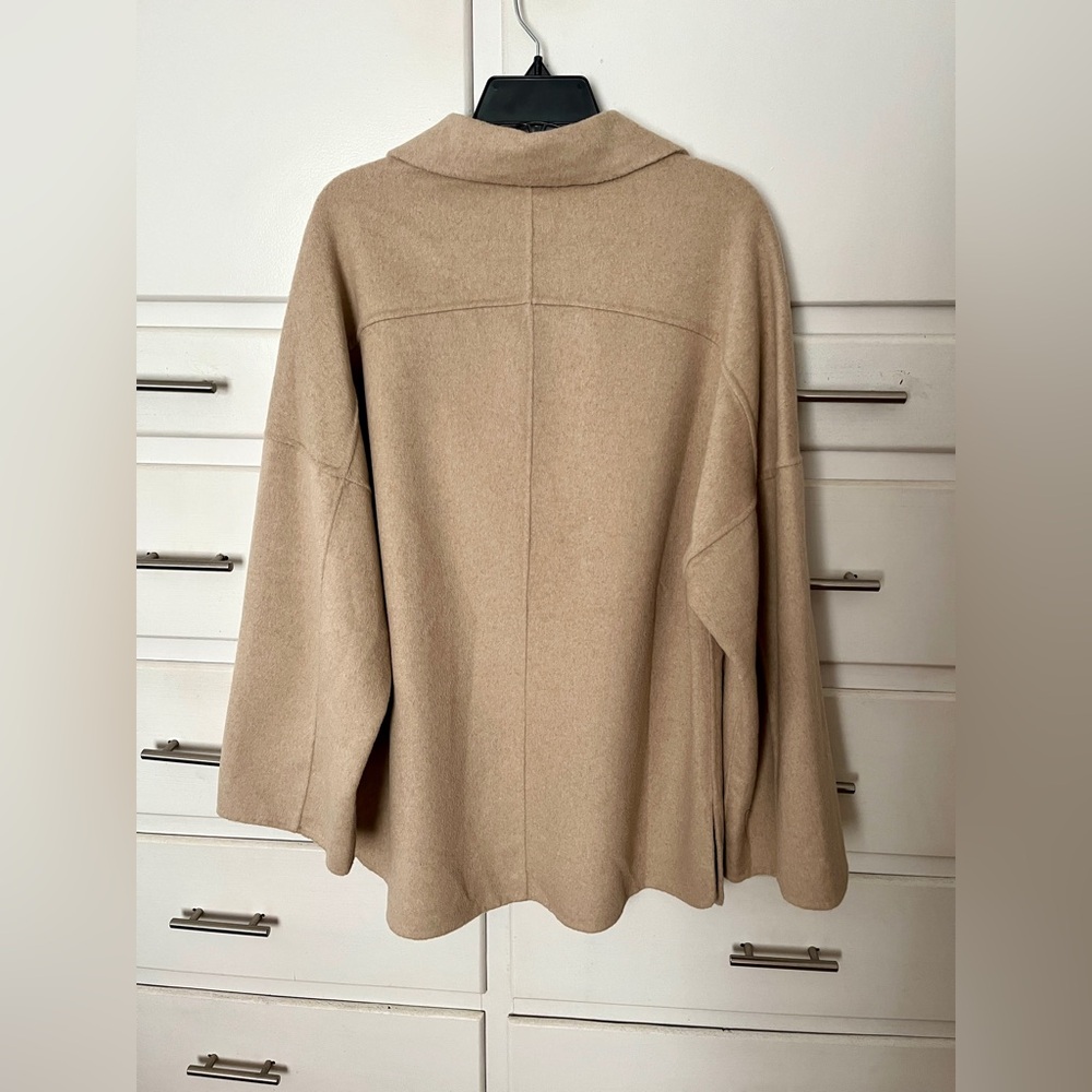 Esprit oversized coat in camel size X small - Picture 5 of 12